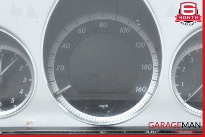 10-13 Mercedes W212 E350 E500 E550 Instrument Cluster Speedometer Odometer OEM