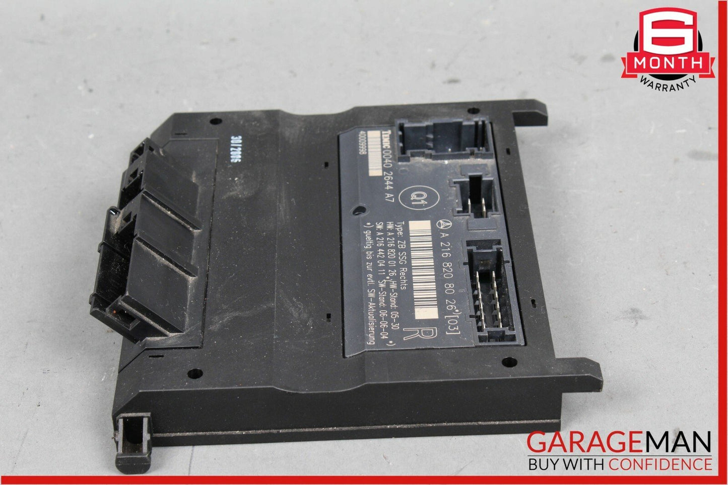 07-13 Mercedes W216 CL550 CL600 Front Right Seat Control Module 2168208026 OEM