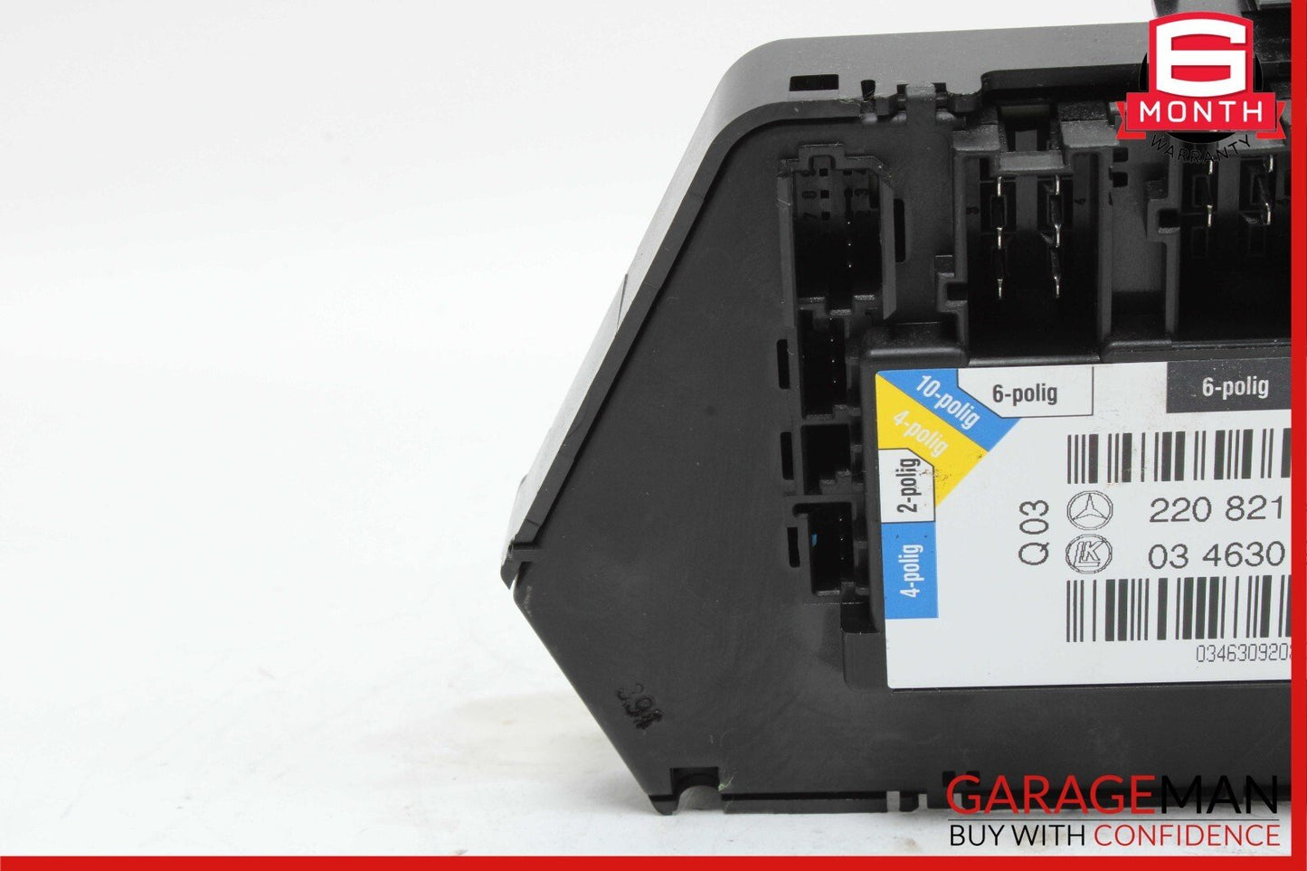 00-06 Mercedes W220 S55 AMG Rear Left Driver Side Seat Switch 2208214958 OEM