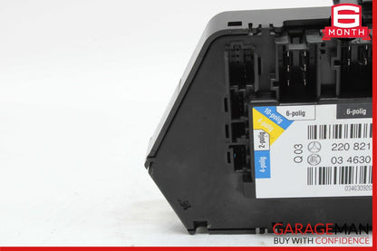 00-06 Mercedes W220 S55 AMG Rear Left Driver Side Seat Switch 2208214958 OEM