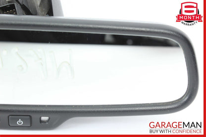 14-17 Maserati Ghibli Interior Top Upper Rear View Mirror Black 68206442 OEM