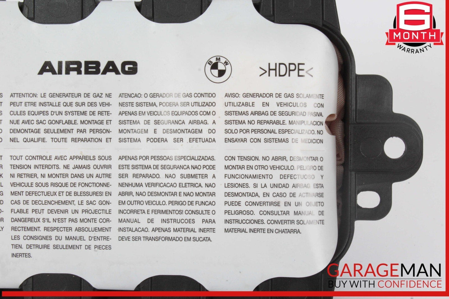 16-22 BMW X1 Front Right Passenger Side Dash Dashboard Air Bag Airbag OEM