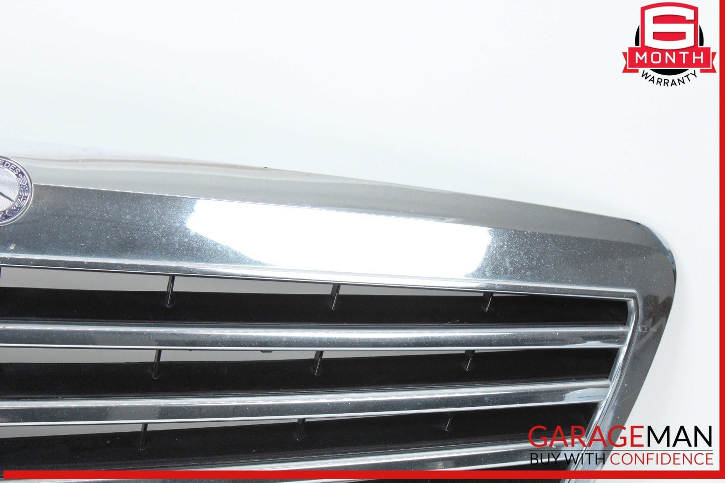 10-13 Mercedes W221 S550 S63 AMG Front Hood Radiator Grill Grille Trim Cover OEM