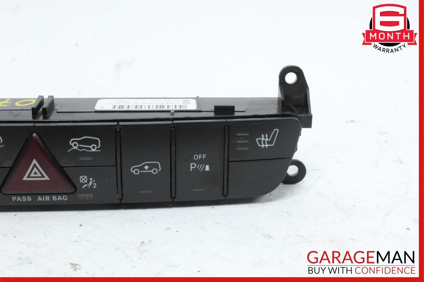 06-12 Mercedes GL450 GL550 ML550 Hazard Light Switch Control Panel Module Unit