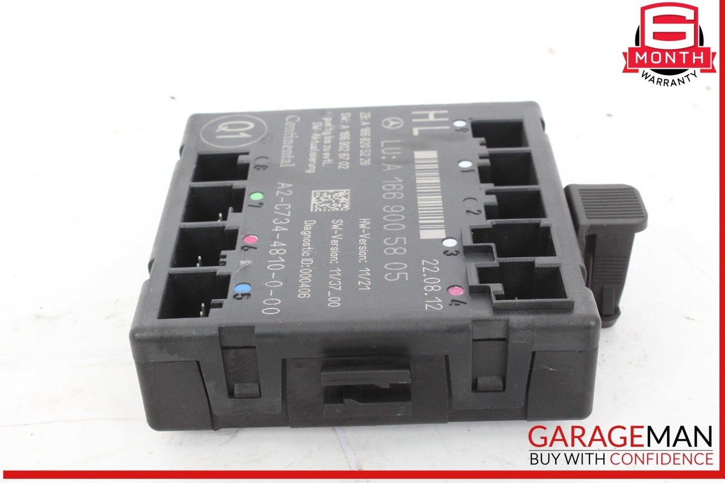 12-19 Mercedes X166 GL450 ML400 GLE350 Rear Left Side Door Control Module Unit