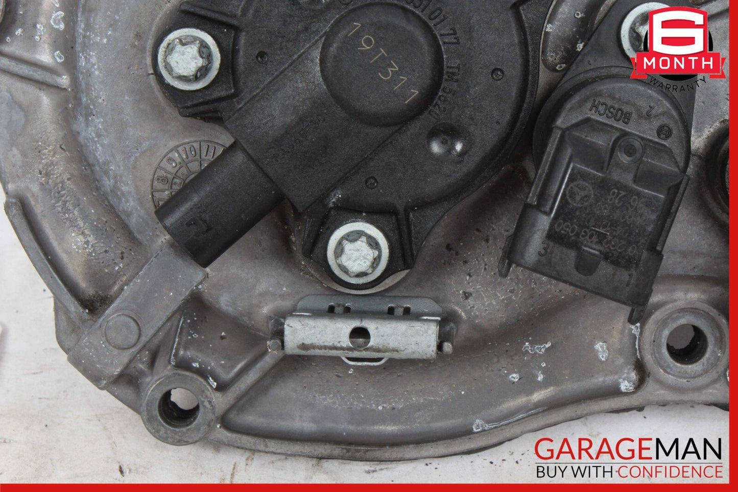 06-13 Mercedes W164 ML350 S550 Front Right Engine Timing Chain Cover Plate OEM