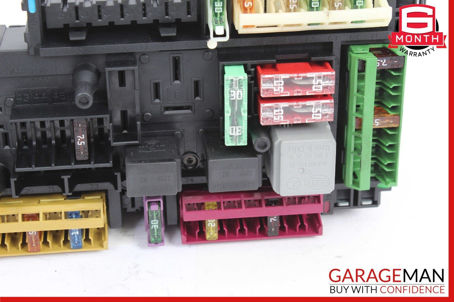 12-16 Mercedes R172 SLK350 SLK250 SLK55 AMG Rear Fuse Relay Box Module Assy