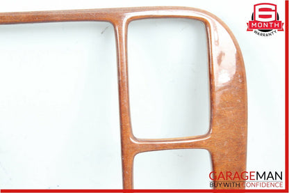 00-02 Mercedes W220 S600 S430 Radio Dash Wood Trim Bezel Panel Cover Wood OEM