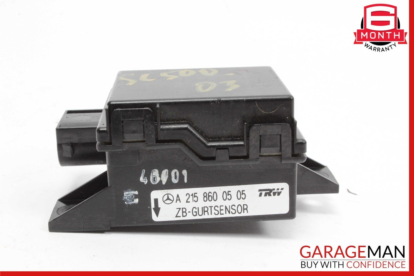 00-13 Mercedes R230 SL500 Seat Belt Seatbelt Tension Sensor 2158600505 OEM
