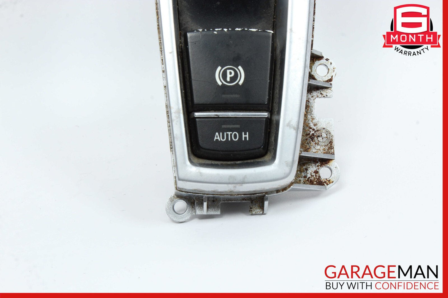 13-19 BMW 650i F06 Electronic Parking Button Switch w/Trim OEM