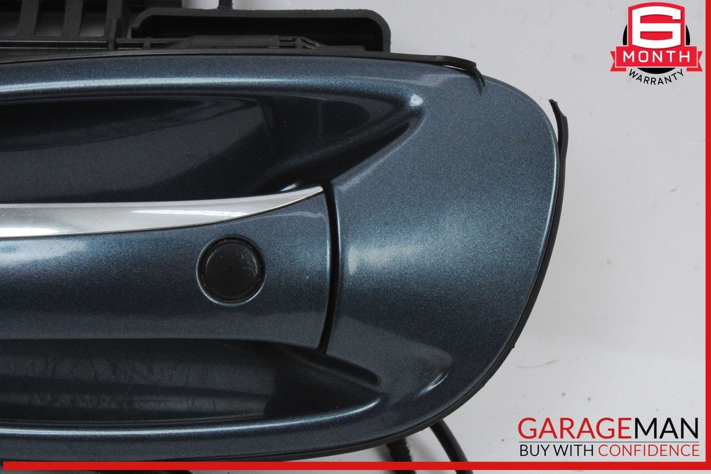 10-16 Porsche Panamera 970 Rear Left Driver Side Exterior Door Handle Blue OEM