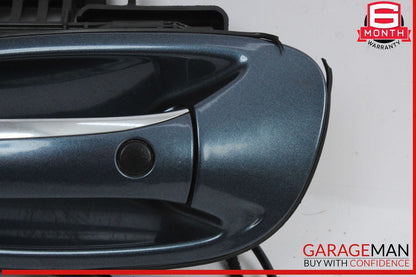 10-16 Porsche Panamera 970 Rear Left Driver Side Exterior Door Handle Blue OEM