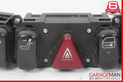00-02 Mercedes W220 S500 Center Dash ESP Hazard Light Door Lock Switch Control