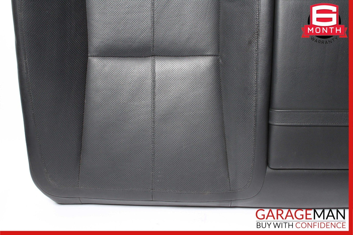07-09 Mercedes W221 S450 S550 Rear Top Upper Seat Cushion Cover Black OEM