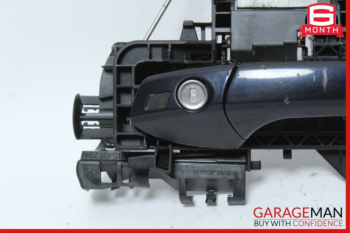 08-14 Mercedes W204 C300 Front Left Driver Side Exterior Door Handle Blue OEM