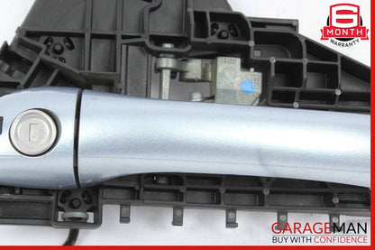 06-12 Mercedes ML350 GL450 Front Left Side Exterior Door Handle Lazurite Blue