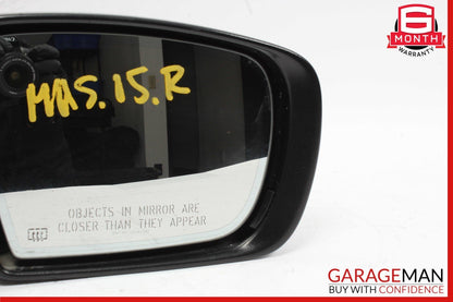 14-17 Maserati Ghibli Front Right Side Mirror Door Rear View Silver/Black OEM