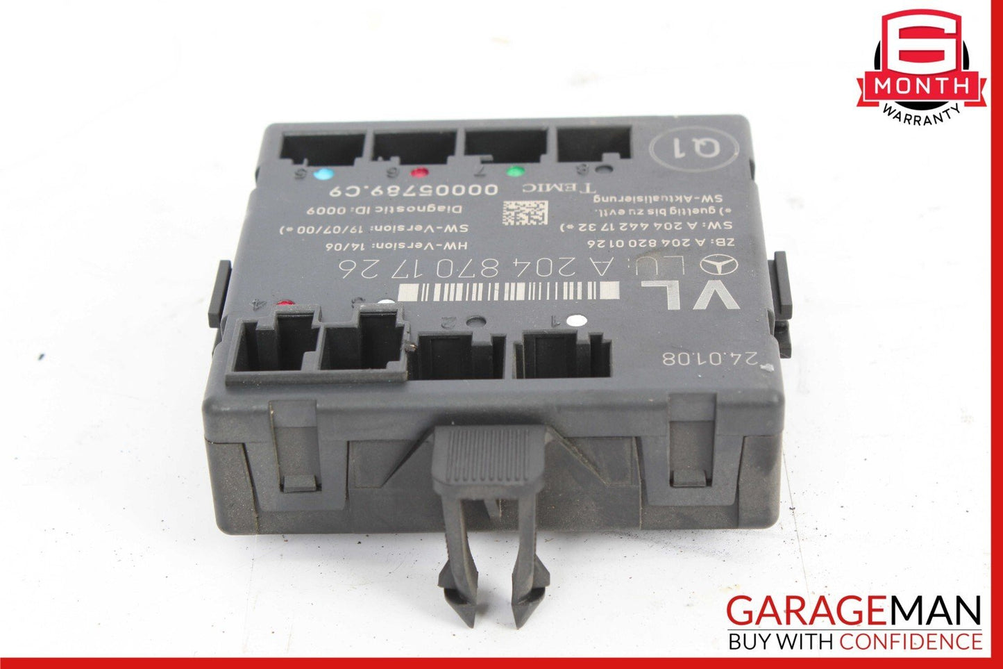 08-14 Mercedes W204 C300 C350 Front Left Side Door Control Module 2048701726 OEM