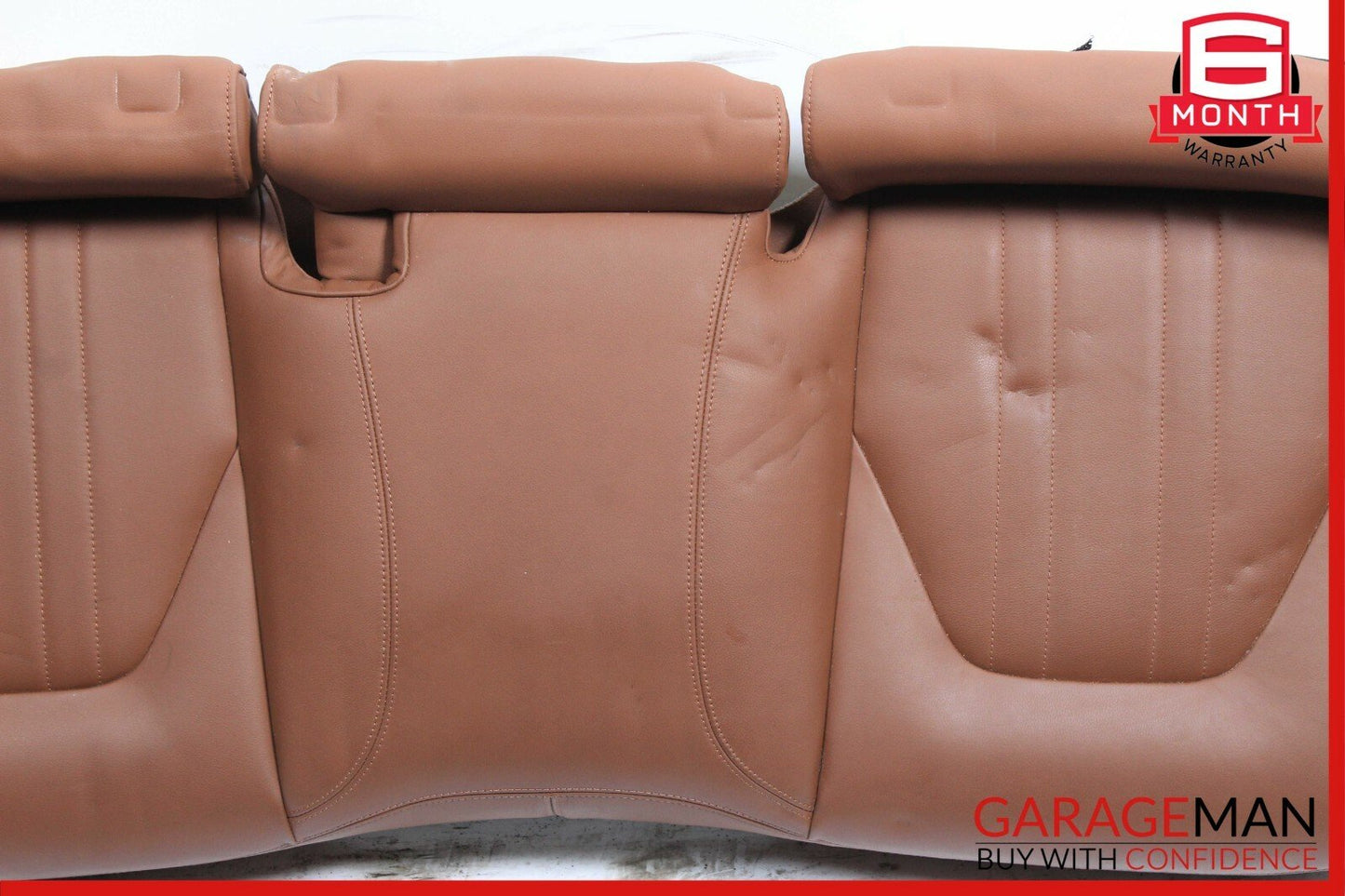 14-17 Maserati Ghibli Rear Bench Lower Bottom Seat Cushion Cover Leather Brown