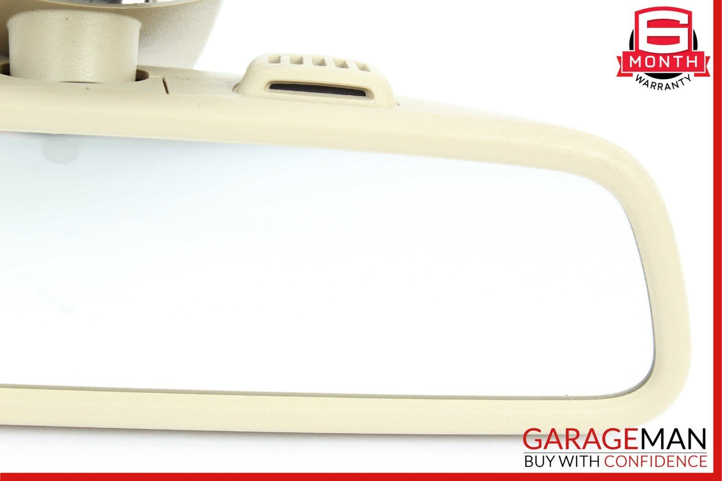 10-16 Mercedes W204 C250 E350 Top Upper Interior Rear View Mirror Beige OEM