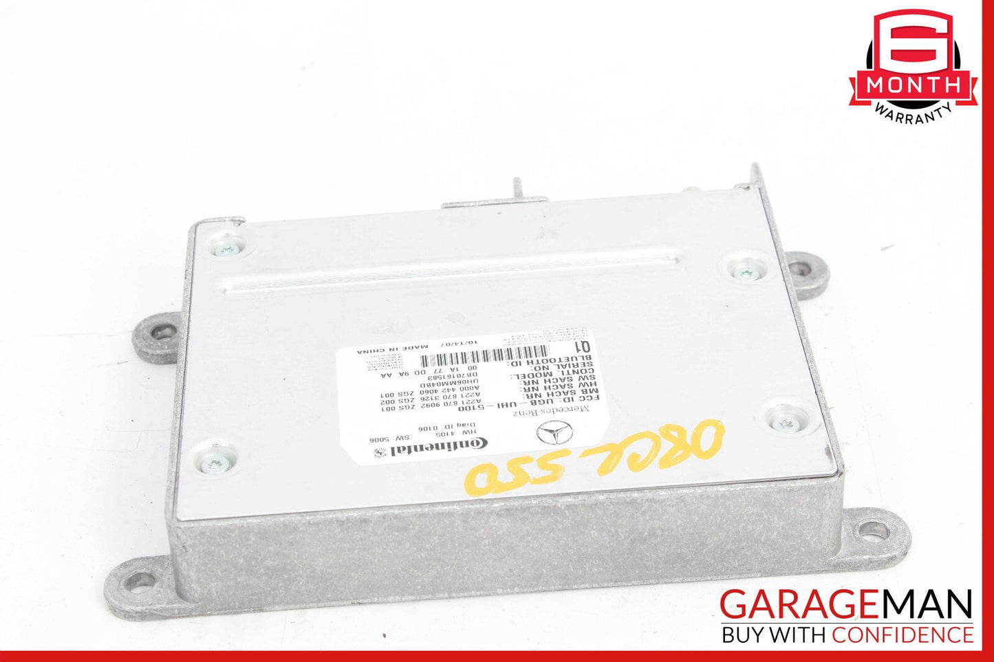 07-09 Mercedes W216 CL550 CL600 S63 AMG Bluetooth Communication Module OEM