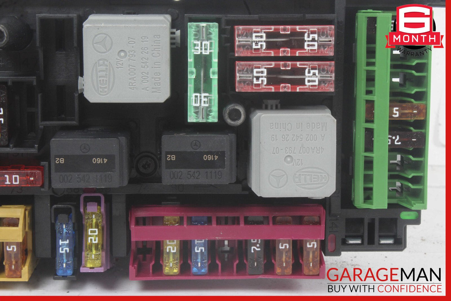 15-18 Mercedes W212 E350 Rear SAM Module Relay Fuse Box OEM