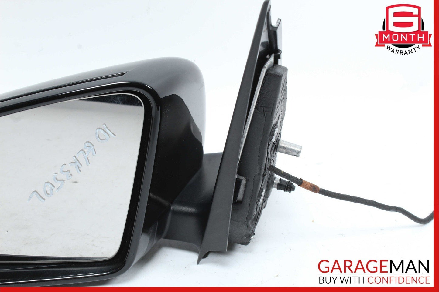 10-12 Mercedes X204 GLK350 Front Left Side Door Rear View Mirror Black OEM