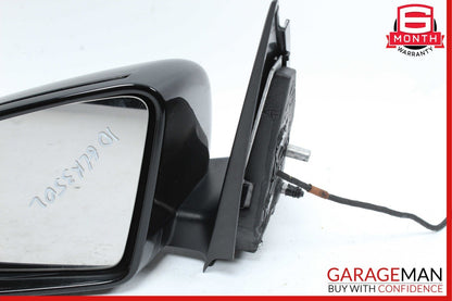 10-12 Mercedes X204 GLK350 Front Left Side Door Rear View Mirror Black OEM