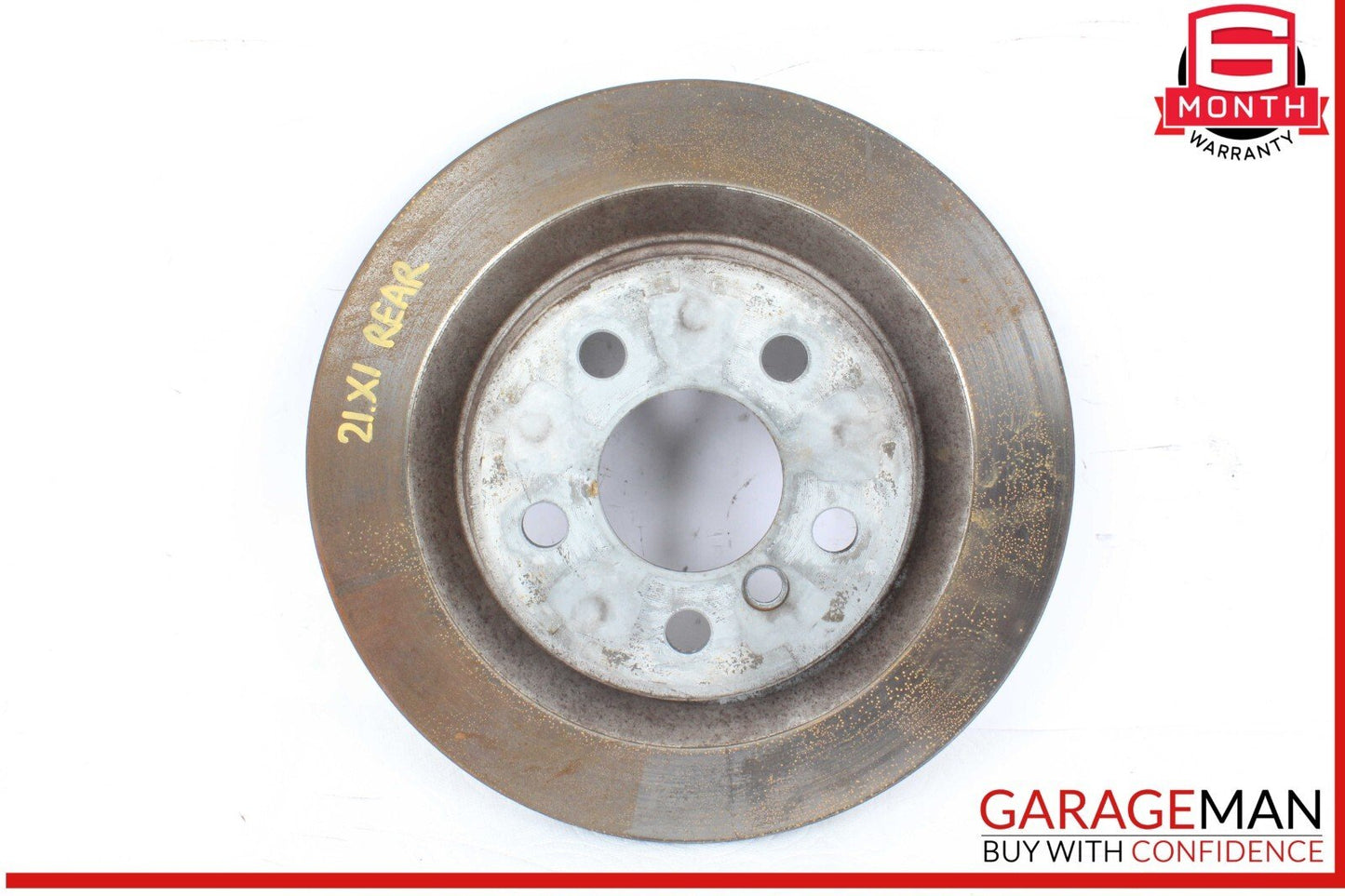 16-22 BMW X1 Rear Left and Rear Right Side Brake Disc Rotor Rotors Set of 2