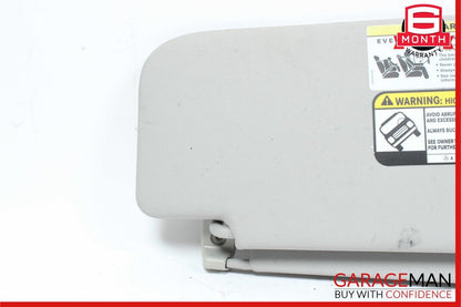 06-12 Mercedes X164 GL450 ML550 Front Left Side Sun Visor Sunvisor Cover Grey