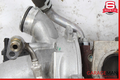 15-20 Mercedes W205 C400 E450 Left Side Turbocharger Turbo Charger Manifold OEM