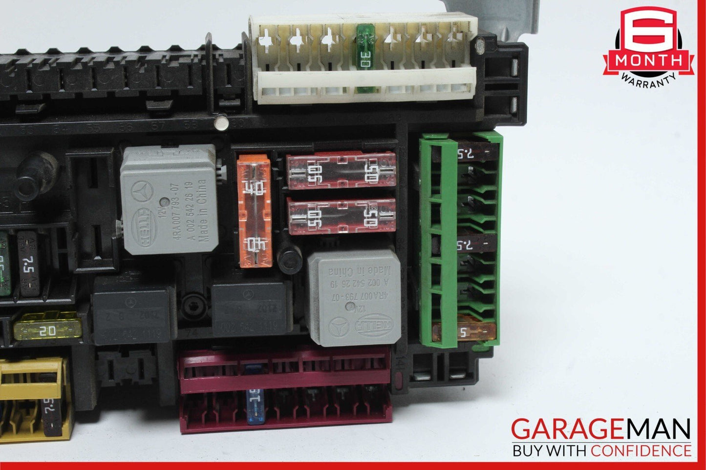 12-14 Mercedes W204 C250 C350 Rear SAM Module Relay Fuse Junction Box Assembly