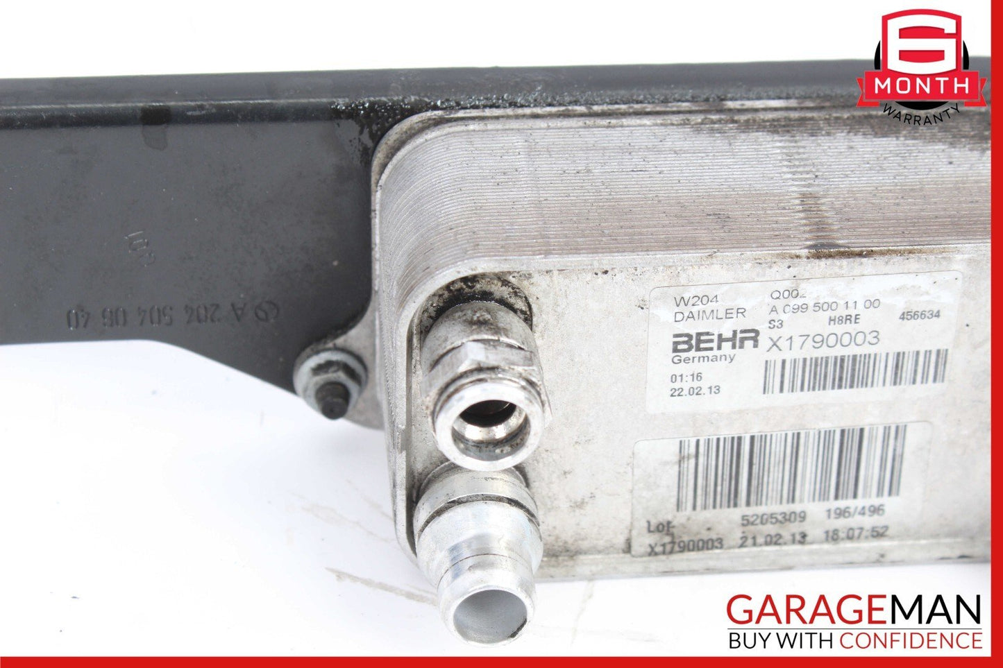 12-16 Mercedes W204 C250 SLK250 SLK350 Tranny Transmission Oil Cooler OEM