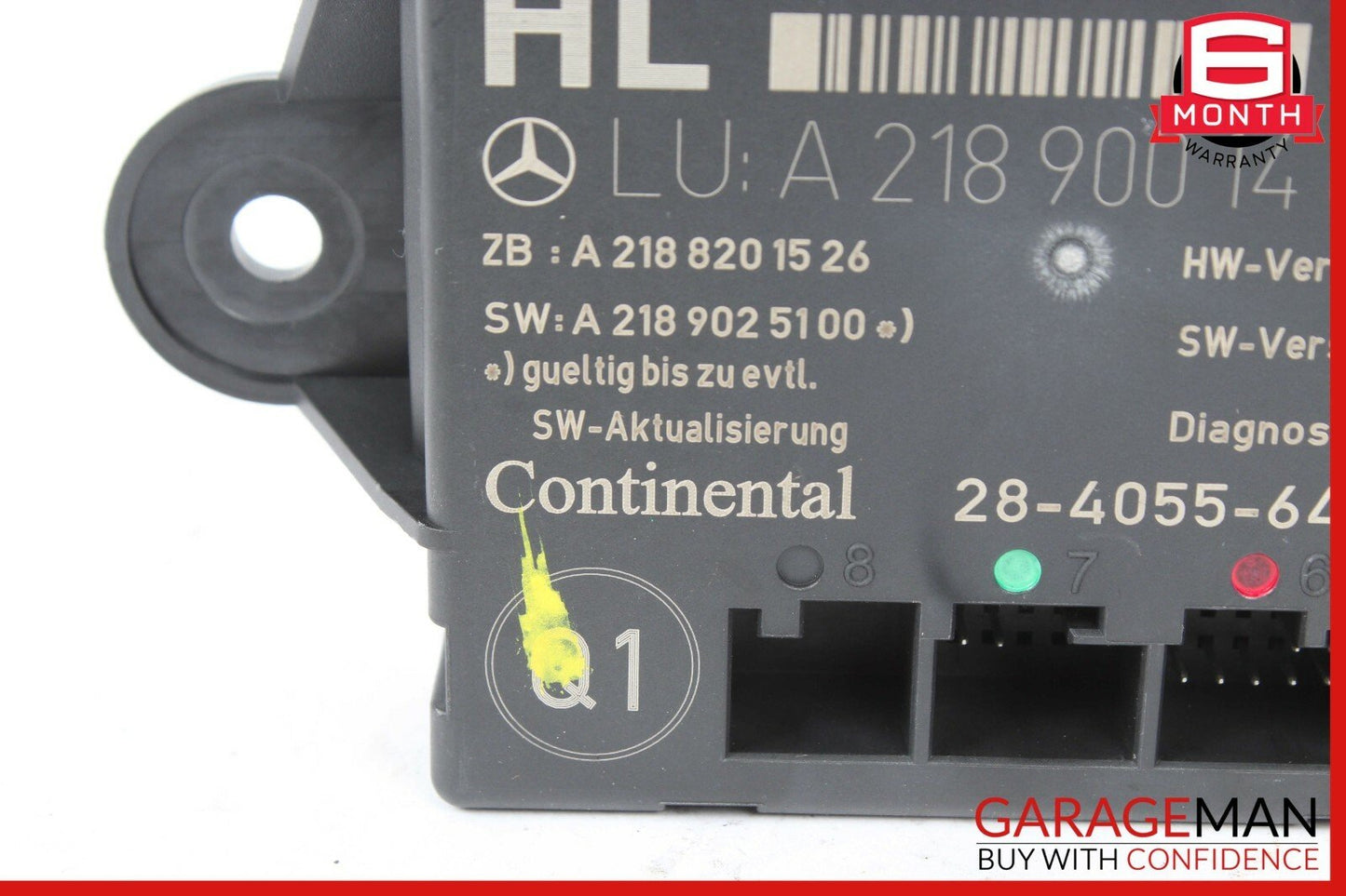 08-15 Mercedes W204 C300 Rear Left Driver Side Door Control Module Q1 OEM