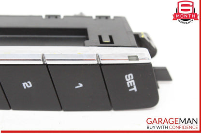 11-16 Porsche Cayenne 958 Front Right Passenger Side Seat Memory Control Switch