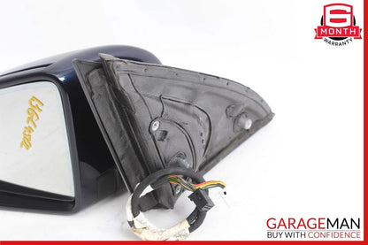 13-16 Mercedes X166 GL450 Front Left Side Mirror Glass Rear View Blind Spot Assy