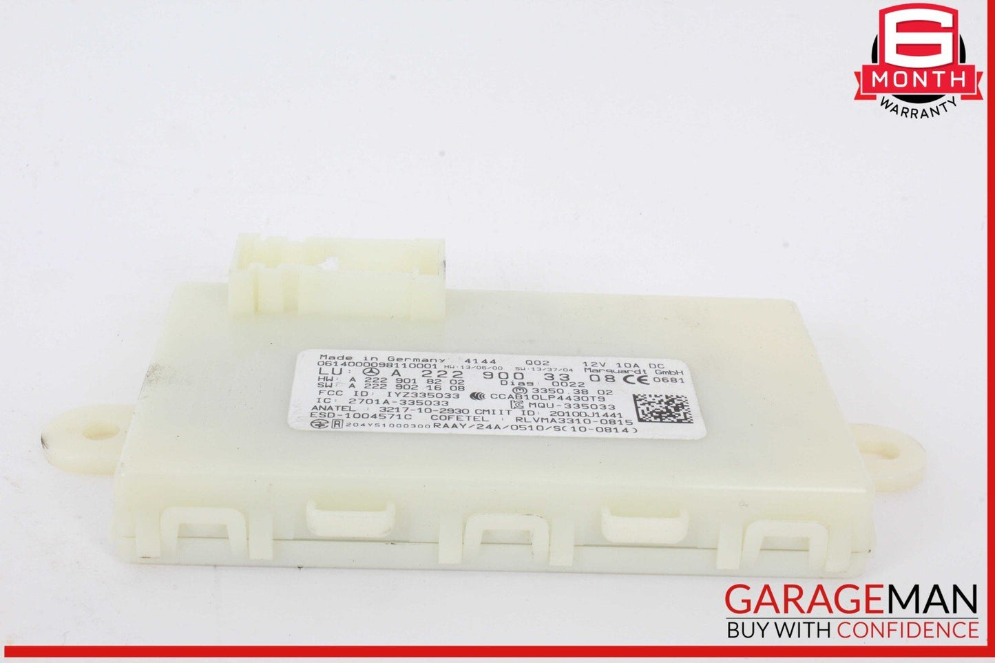 14-19 Mercedes W222 S550 C300 S600 GLC350 Keyless Go Entry Control Module OEM