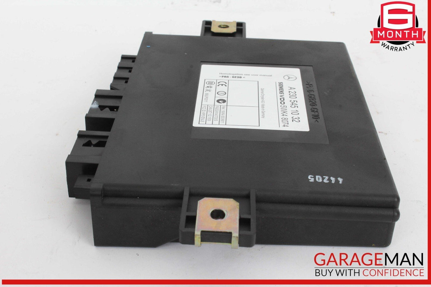 00-03 Mercedes W220 S500 CL55 Keyless Go Entry Control Module 2305451032 OEM