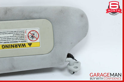 02-05 Mercedes W163 ML500 ML350 Left Driver Sunvisor Shade Cover Gray OEM