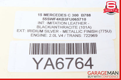 15-18 Mercedes W205 C300 Front Right Side Door Control Module Unit OEM