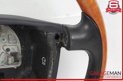 03-10 Bentley Continental GTC Front Left Driver Side Steering Wheel Wood OEM