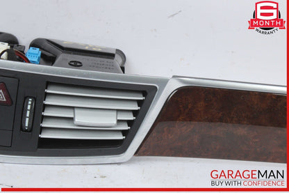 10-13 Mercedes W212 E350 Front Center Dash AC A/C Air Vent Grille Trim OEM