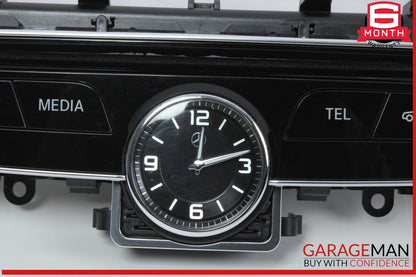 15-18 Mercedes W205 C300 Center Dashboard Hazard Control Switch w/ Clock Assy