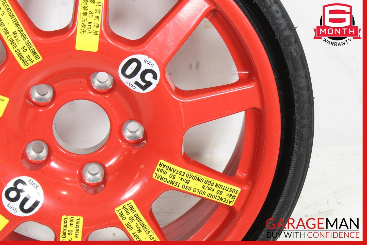 11-18 Porsche Cayenne 958 Emergency Spare Tire Wheel Donut Rim 18 18" OEM