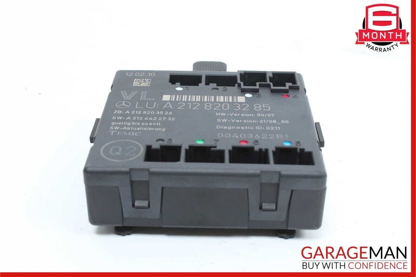 08-14 Mercedes W204 C250 C350 C300 Front Left Side Door Control Module Unit