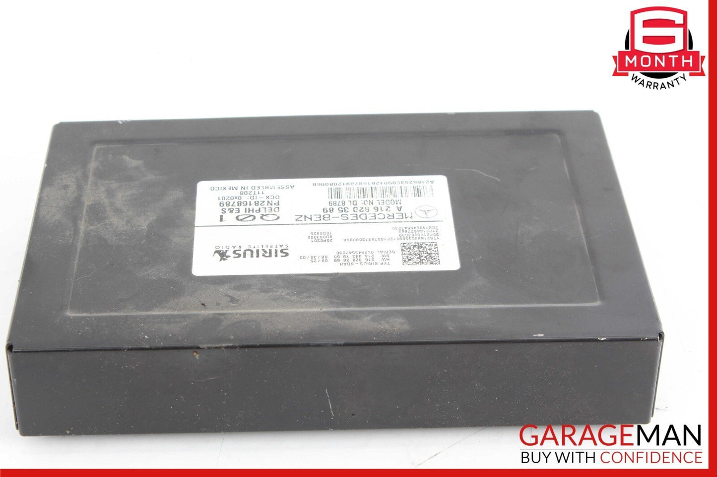 07-14 Mercedes W216 CL550 SLK350 Sirius Satellite Radio Module Receiver OEM