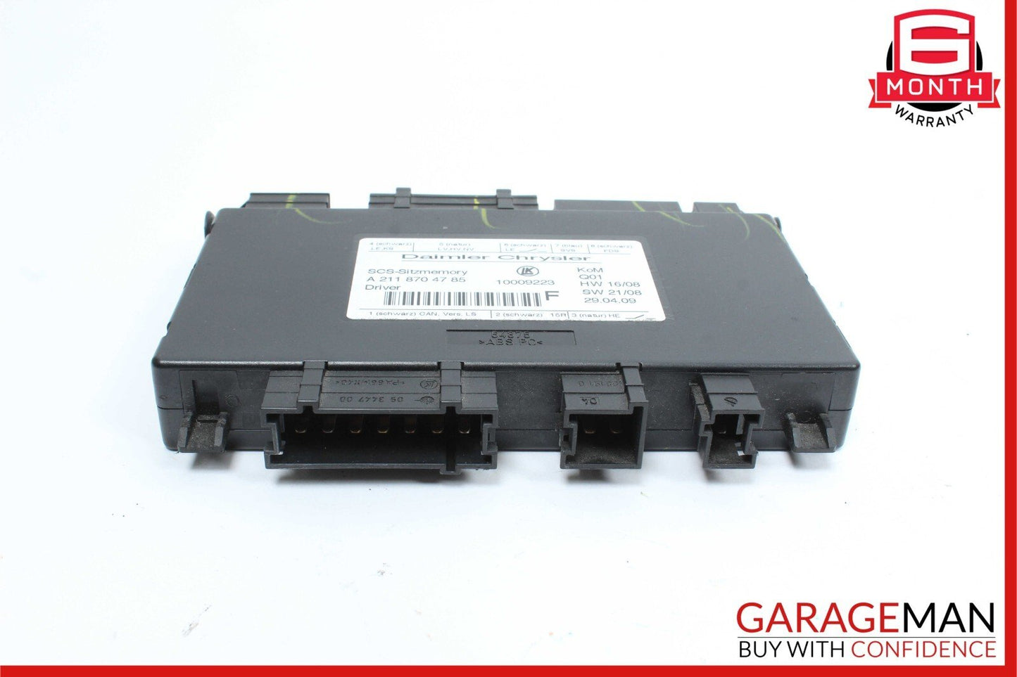 03-12 Mercedes GL450 E350 CLS350 GL550 Front Left Side Seat Control Module Unit