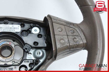 06-08 Mercedes X164 GL450 ML550 R500 GL320 Steering Wheel Brown 1644605103 OEM