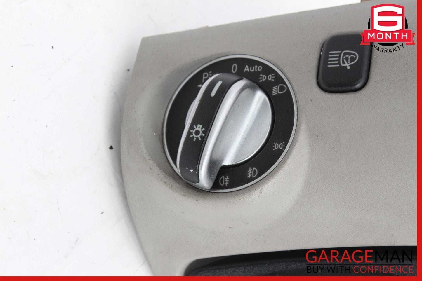 03-12 Mercedes R230 SL500 SL550 SL55 AMG Headlight Control Switch Assembly Grey