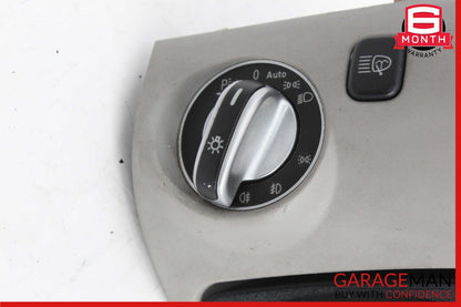 03-12 Mercedes R230 SL500 SL550 SL55 AMG Headlight Control Switch Assembly Grey
